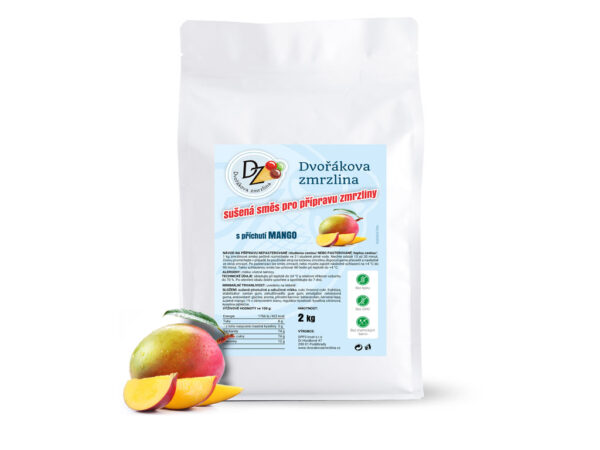Zmrzlinová zmes DZ 2 kg mango