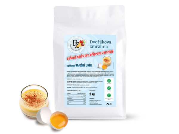 Zmrzlinová zmes DZ 2 kg vaječný likér