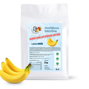 Zmrzlinová zmes DZ 2 kg banán