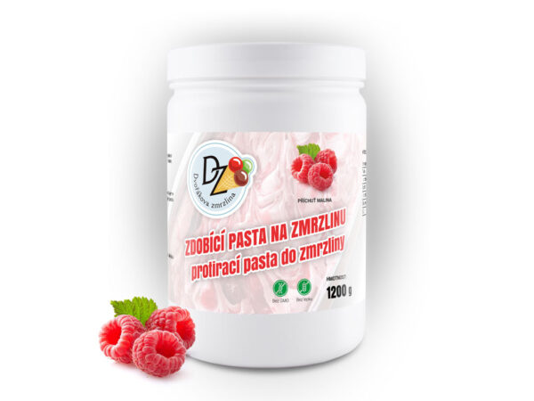 Zdobiaca pasta na zmrzlinu DZ malina 1200 g