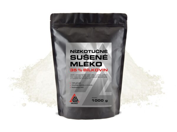 Sušené mlieko nízkotučné VALKNUT 1 kg v prášku bez príchuti