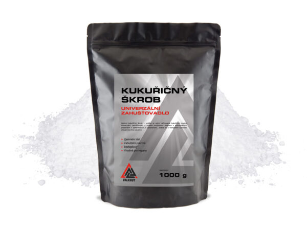 Zahusťovadlo Kukuričný Škrob VALKNUT 1000 g v prášku