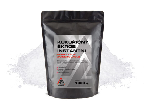 Zahusťovadlo Instantný Kukuričný Škrob VALKNUT 1000 g v prášku