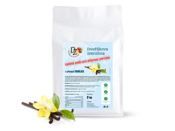 Zmrzlinová zmes DZ 2 kg vanilka