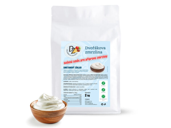 Zmrzlinová zmes DZ 2 kg krémový základ