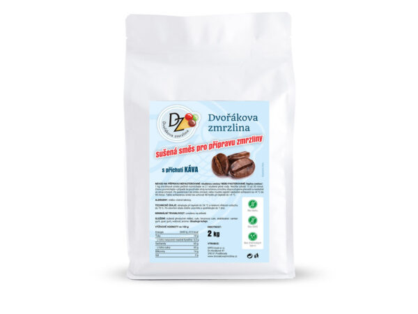 Zmrzlinová zmes DZ 2 kg káva