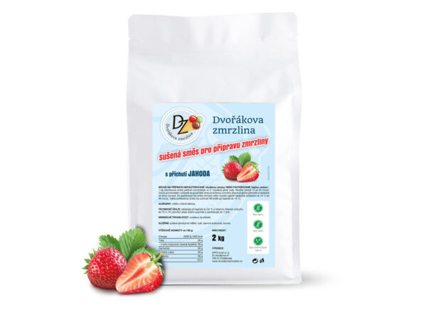 Zmrzlinová zmes DZ 2 kg jahoda