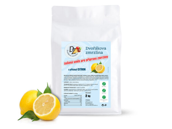 Zmrzlinová zmes DZ 2 kg citrón