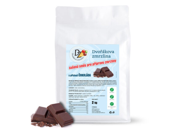 Zmrzlinová zmes DZ 2 kg čokoládová