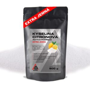 Kyselina Citrónová Extra Jemná VALKNUT 500 g v prášku