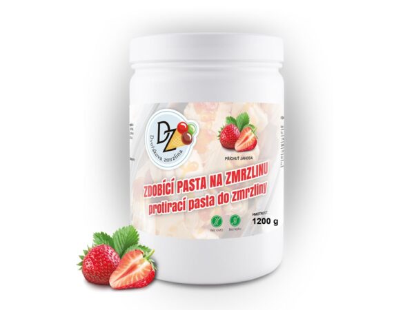 Zdobiaca pasta na zmrzlinu DZ jahoda 1200 g