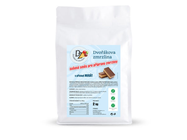 Zmrzlinová zmes DZ 2 kg nugát