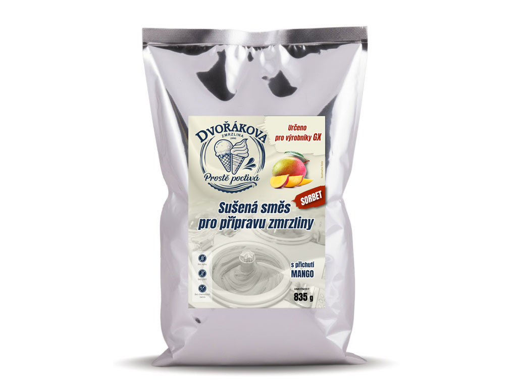 Sorbet Fresh Zmrzlina GX Mango 2x 835 g