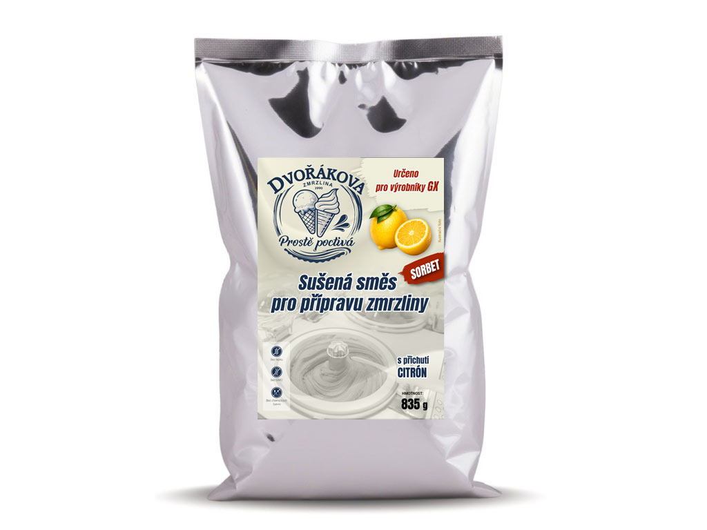 Sorbet Fresh Zmrzlina GX Citron 2x 835 g